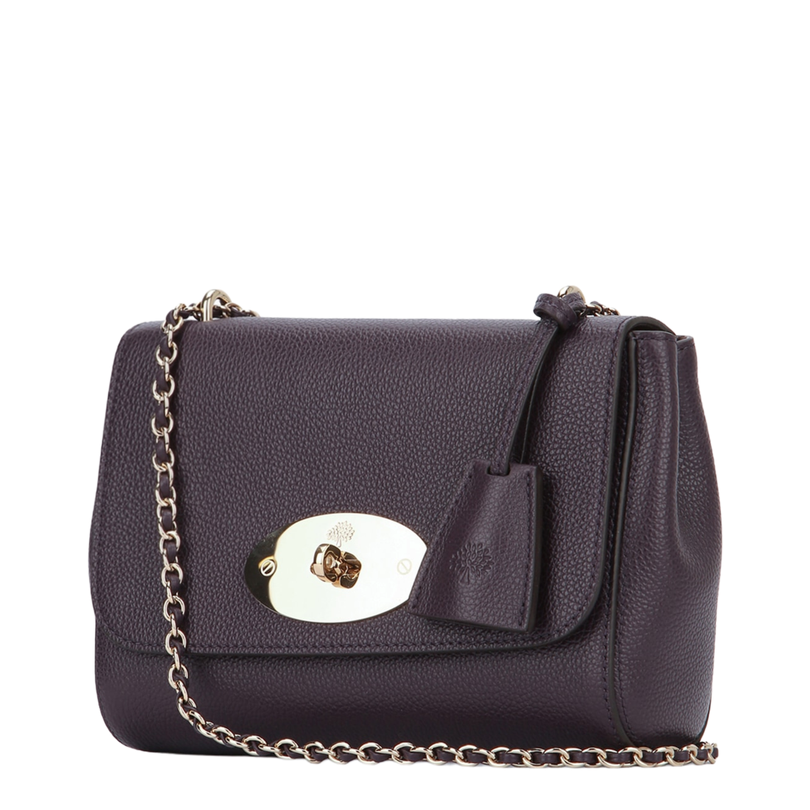 Lily Deep Aubergine Small Classic Grain
