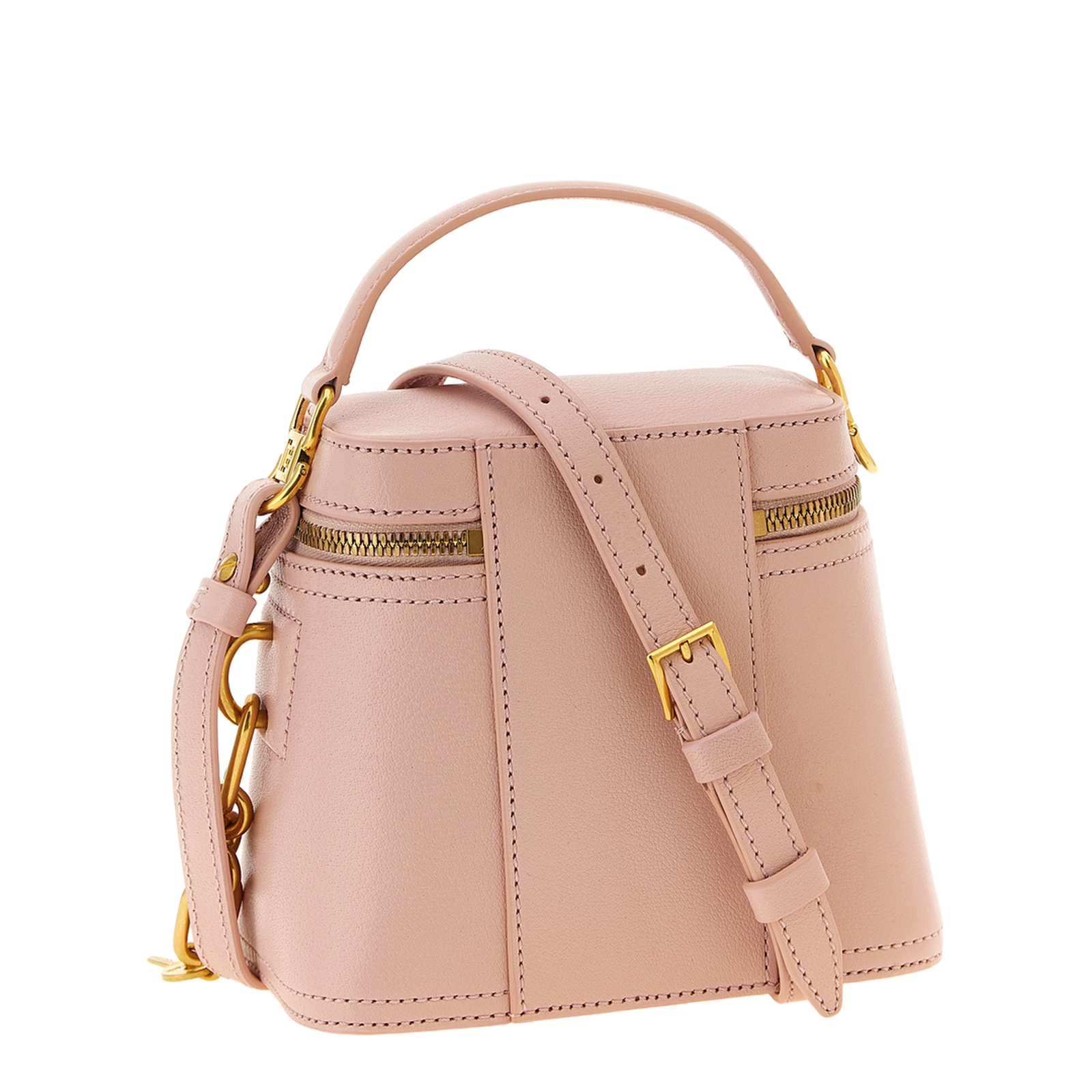 Pulse Vanity Calfskin Handbag - Pink