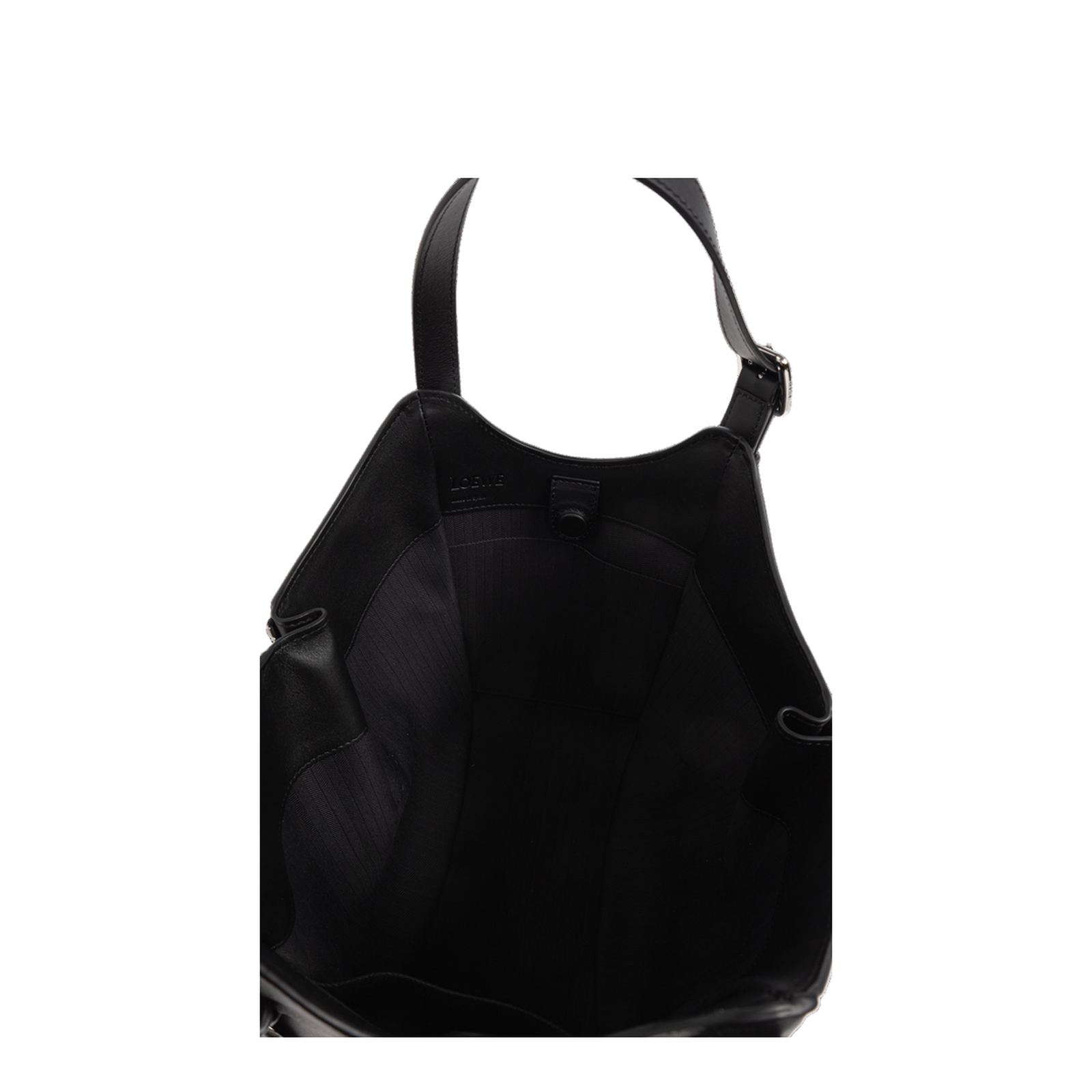 Hammock Flip Medium Shoulder Bag - Black