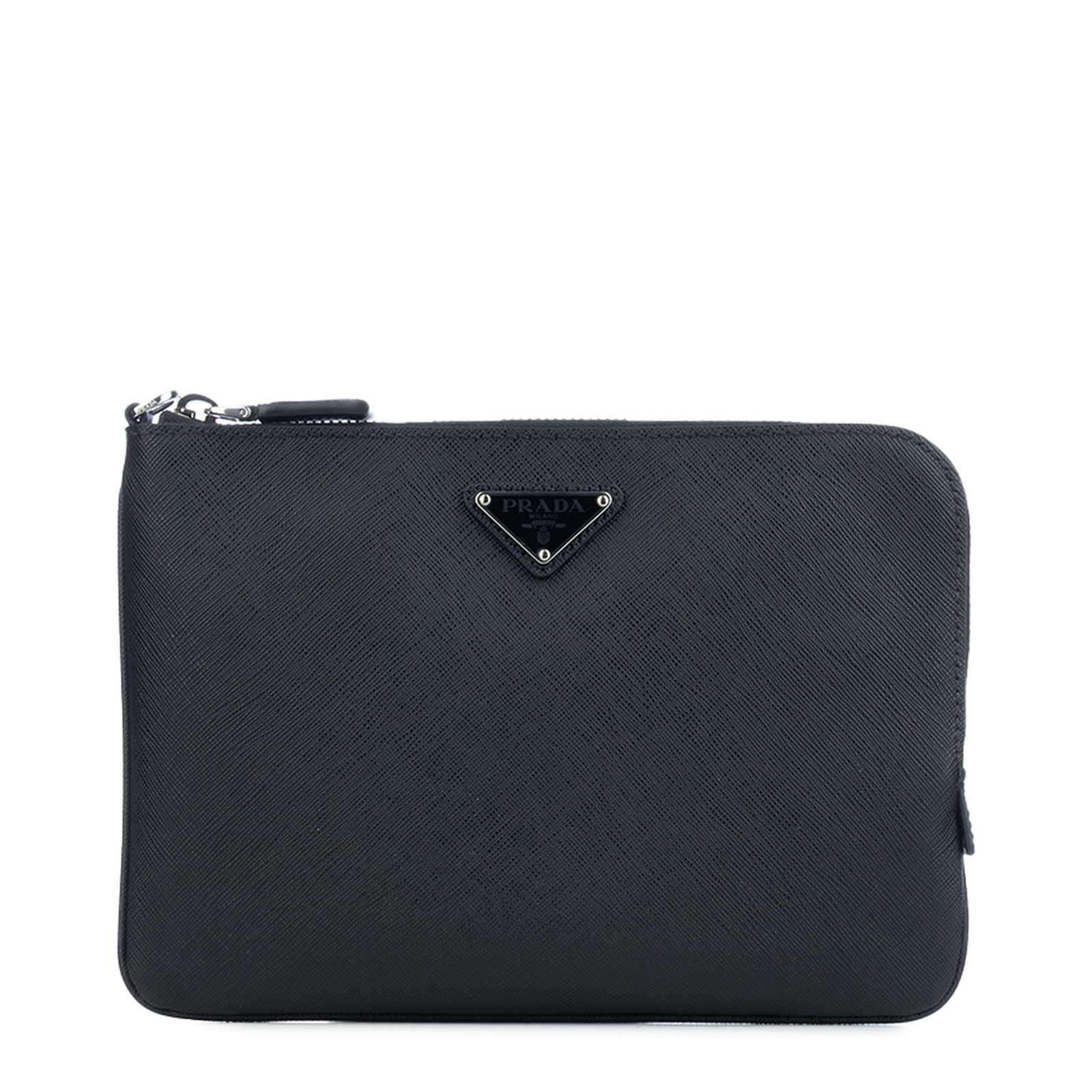 Saffiano Leather Clutch Bag