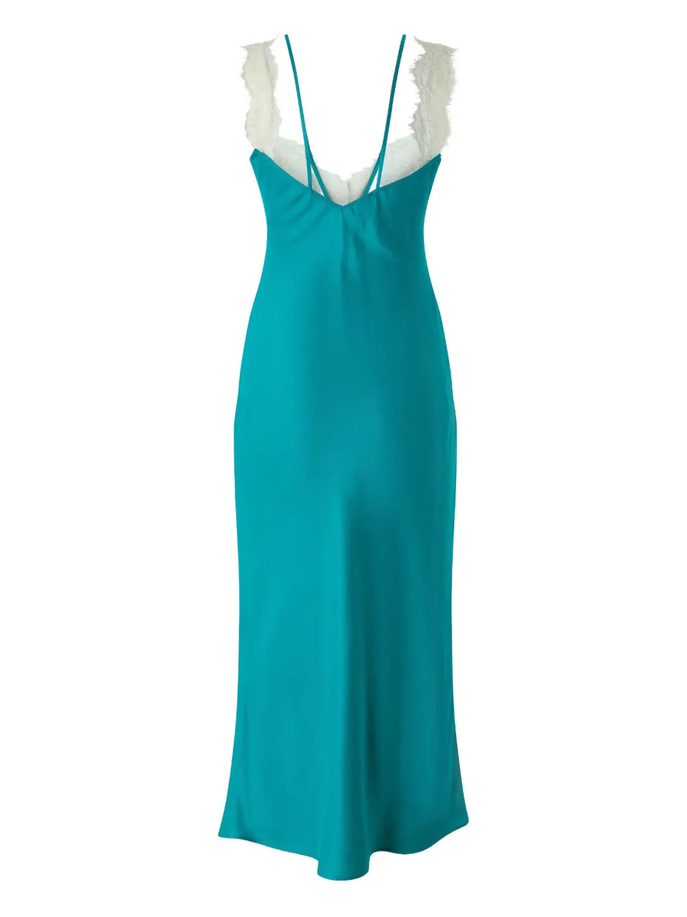 lace-detail sleeveless dress