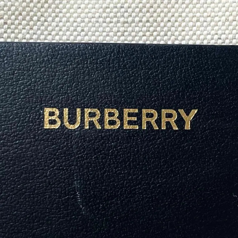 C550 - Burberry Gray Canvas Leather Small Freya Tote Bag