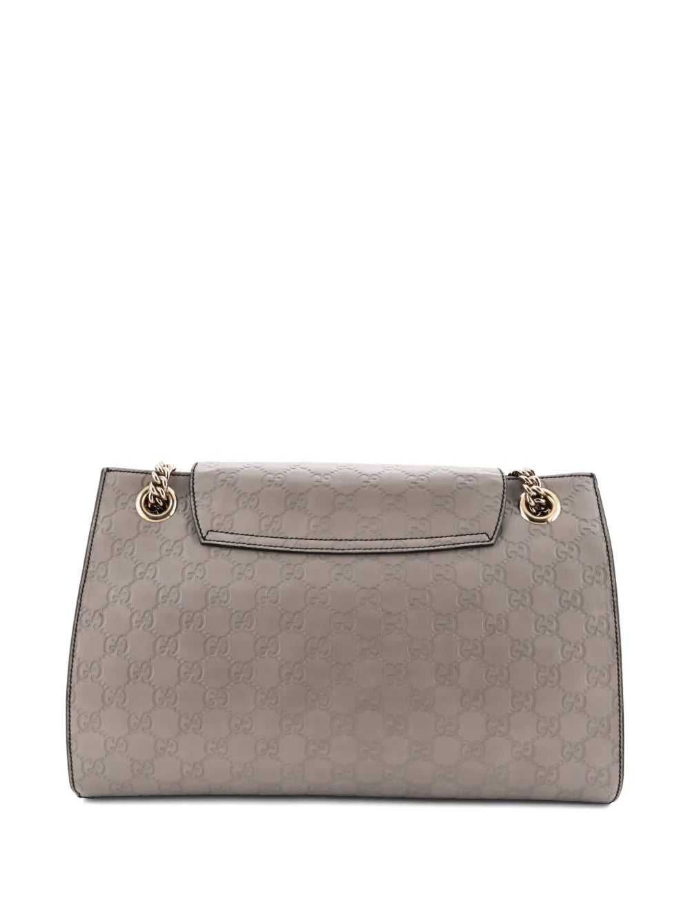 Emily Chain Flap Guccissima Leather Large shoulder bag