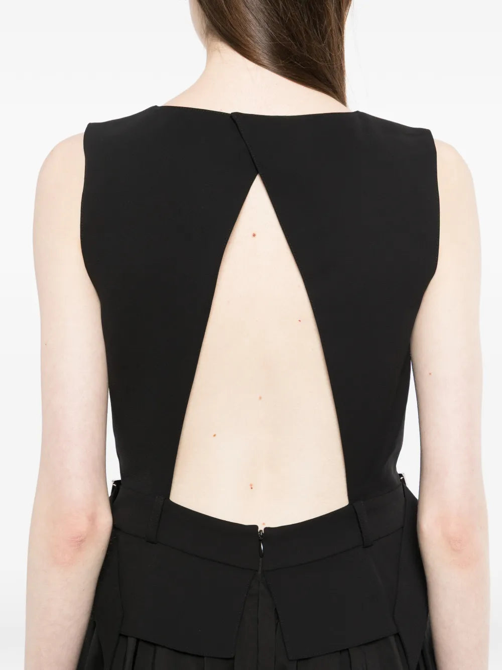 belt-detail midi dress