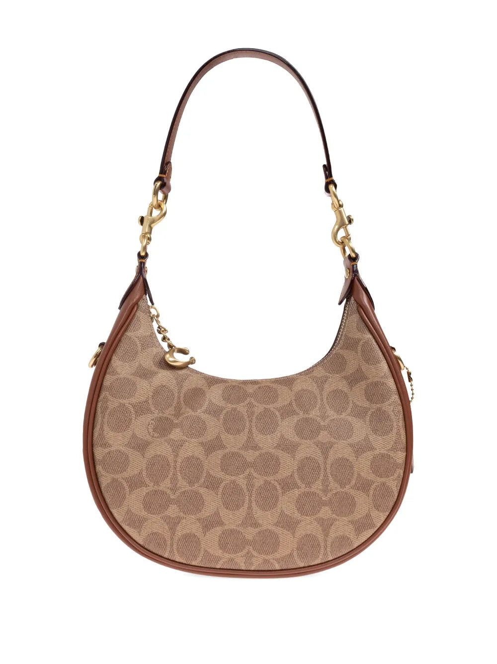 Joanie pattern charm tote bag