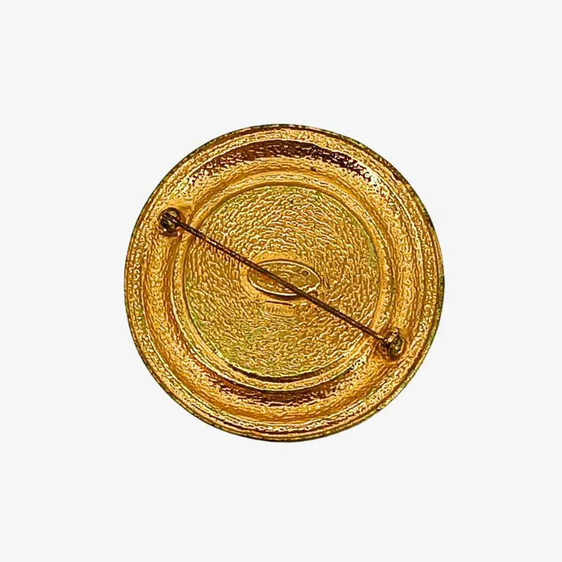 RC321 - CHANEL Vintage Gold Brooch