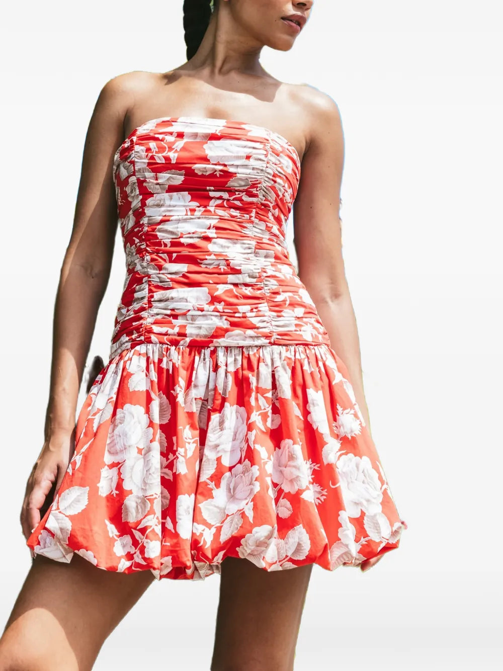 Montreal floral-print mini dress