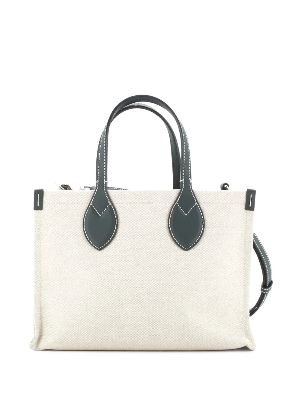 Logo Shopper Printed Canvas Small tote bag