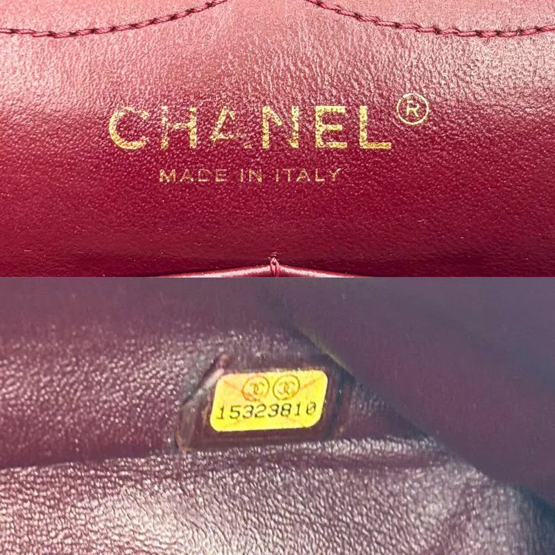 JU941 - CHANEL Black Calfskin 2.55 Jumbo Flap Bag