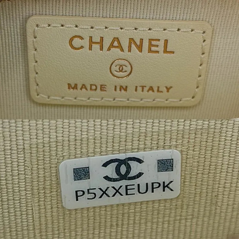 RA383 - CHANEL Yellow Caviar Leather Classic Zipped Coin Purse