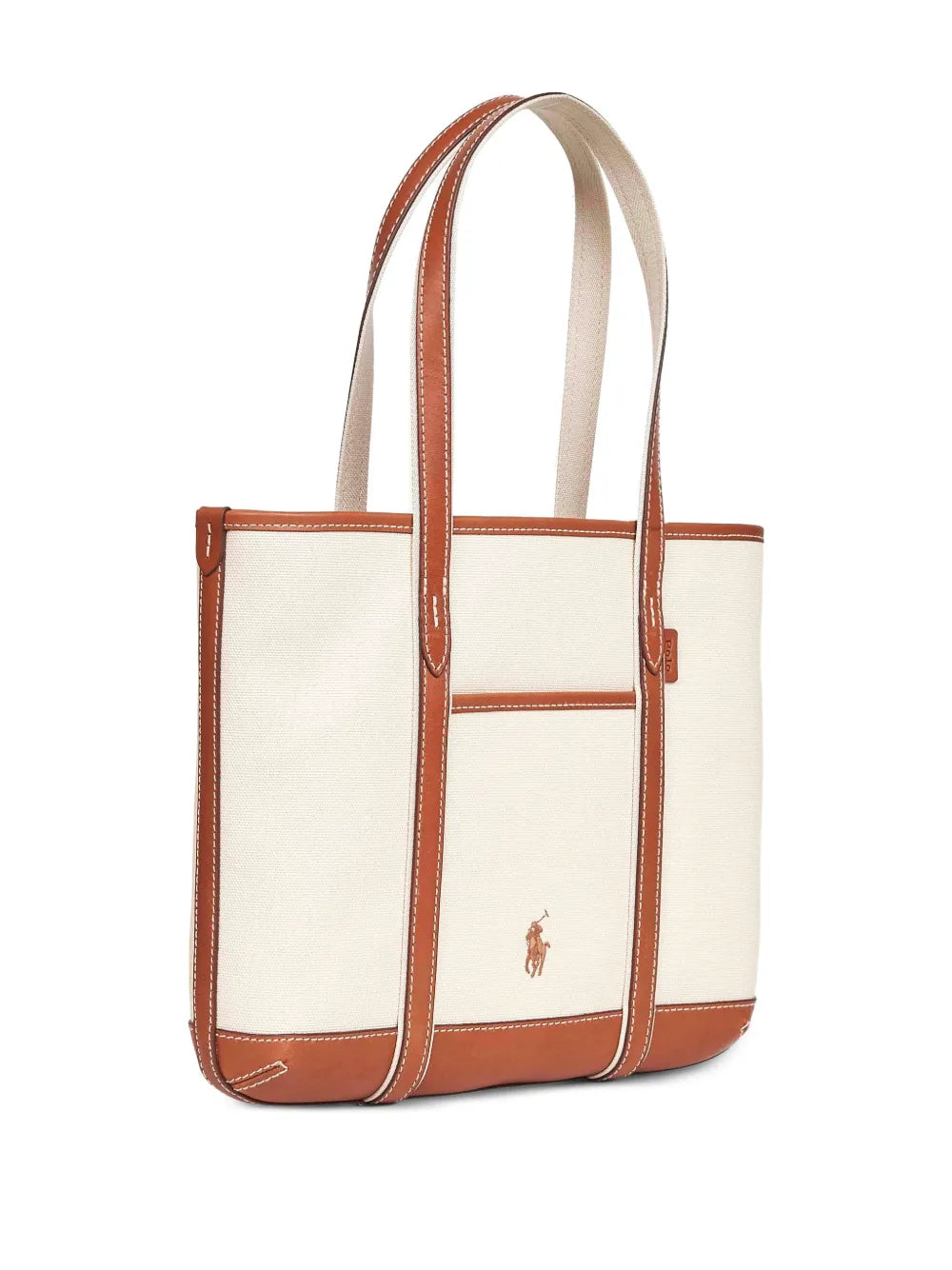 embroidered-logo tote bag