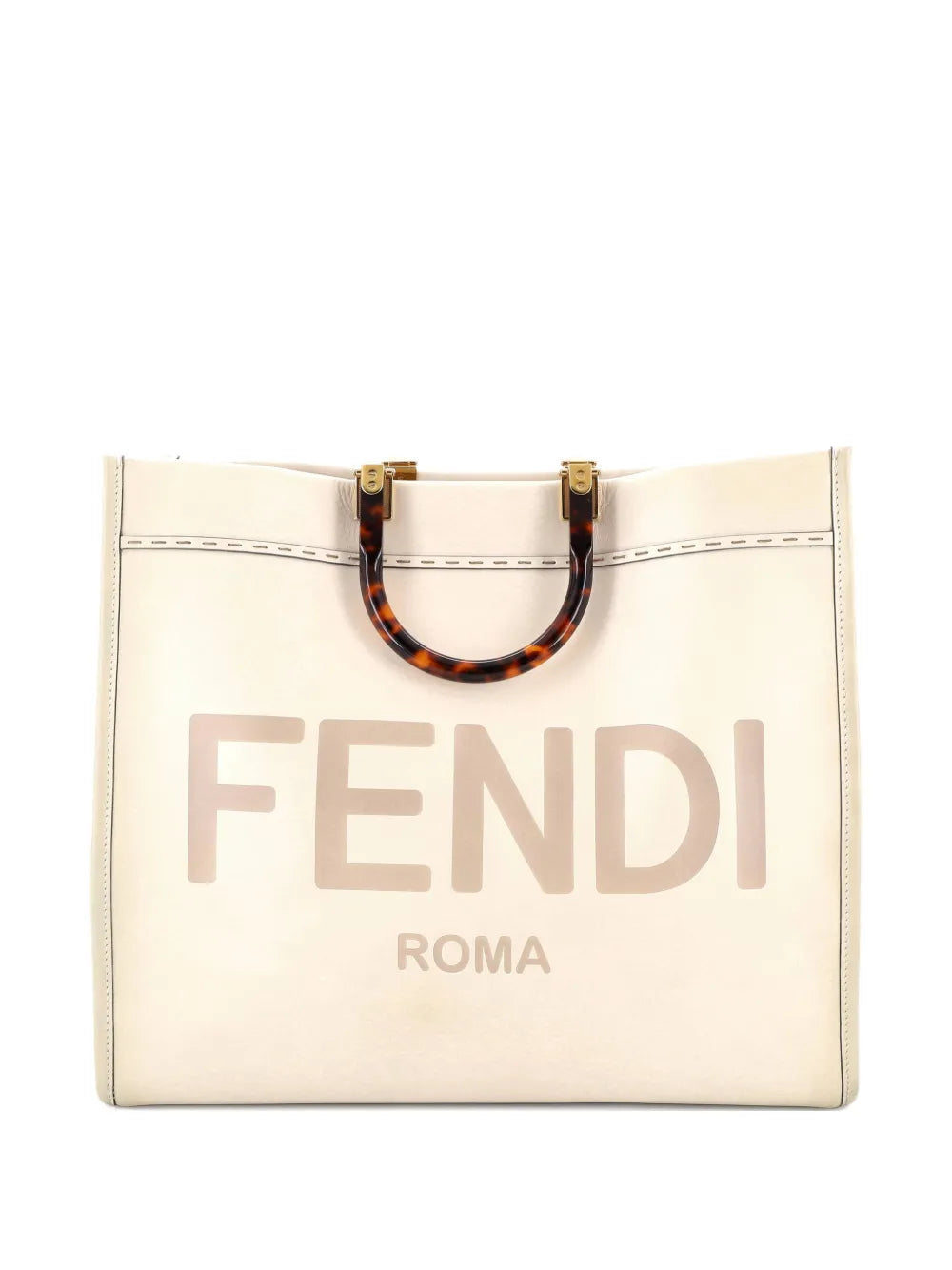 Sunshine Shopper Leather Large tote bag