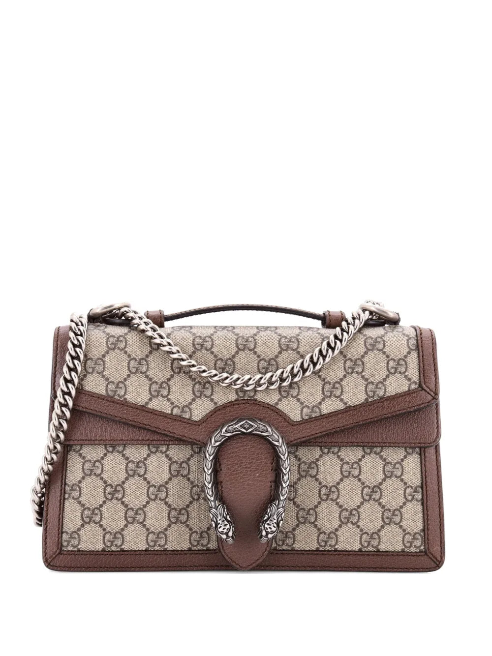 Dionysus Top Handle Chain Bag GG Coated Canvas Small satchel