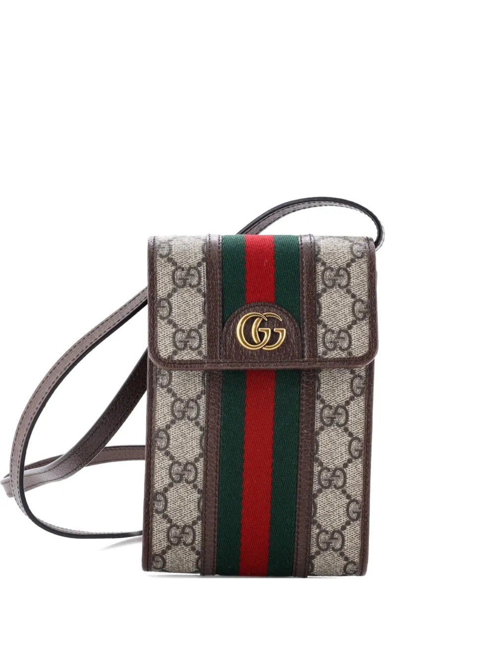 Ophidia Vertical Flap GG Coated Canvas Mini crossbody bag