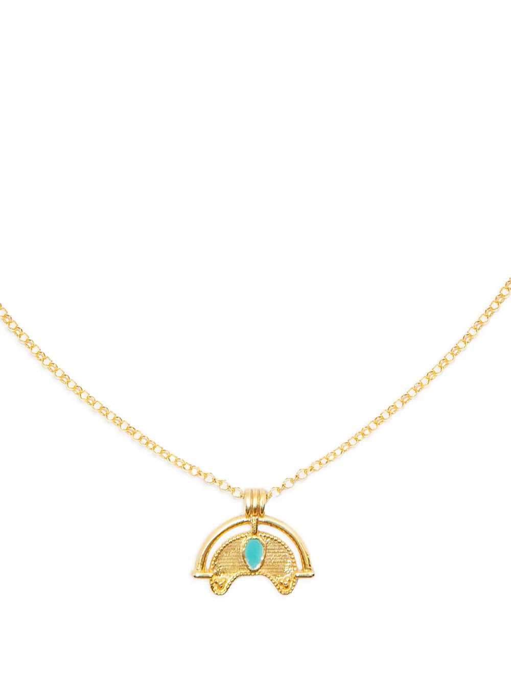 sterling silver pendant-detail necklace