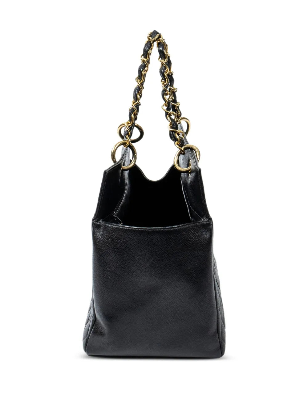 GST quilted chain-strap tote bag