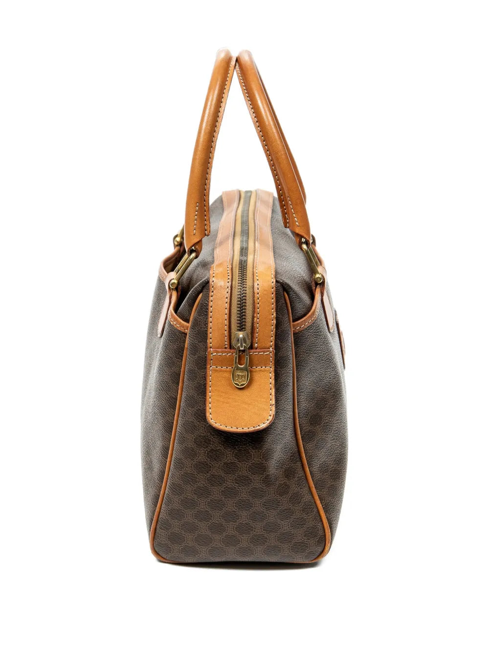 Boston macadam canvas tote bag