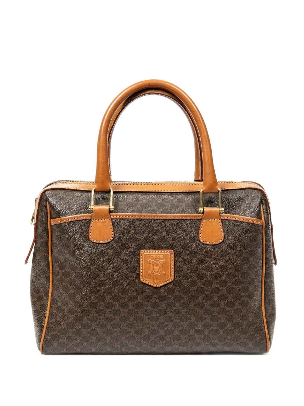 Boston macadam canvas tote bag