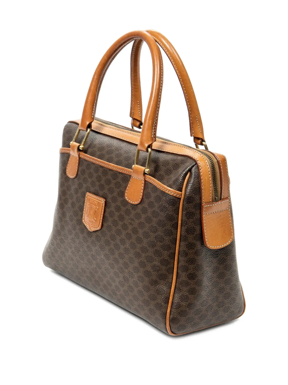 Boston macadam canvas tote bag