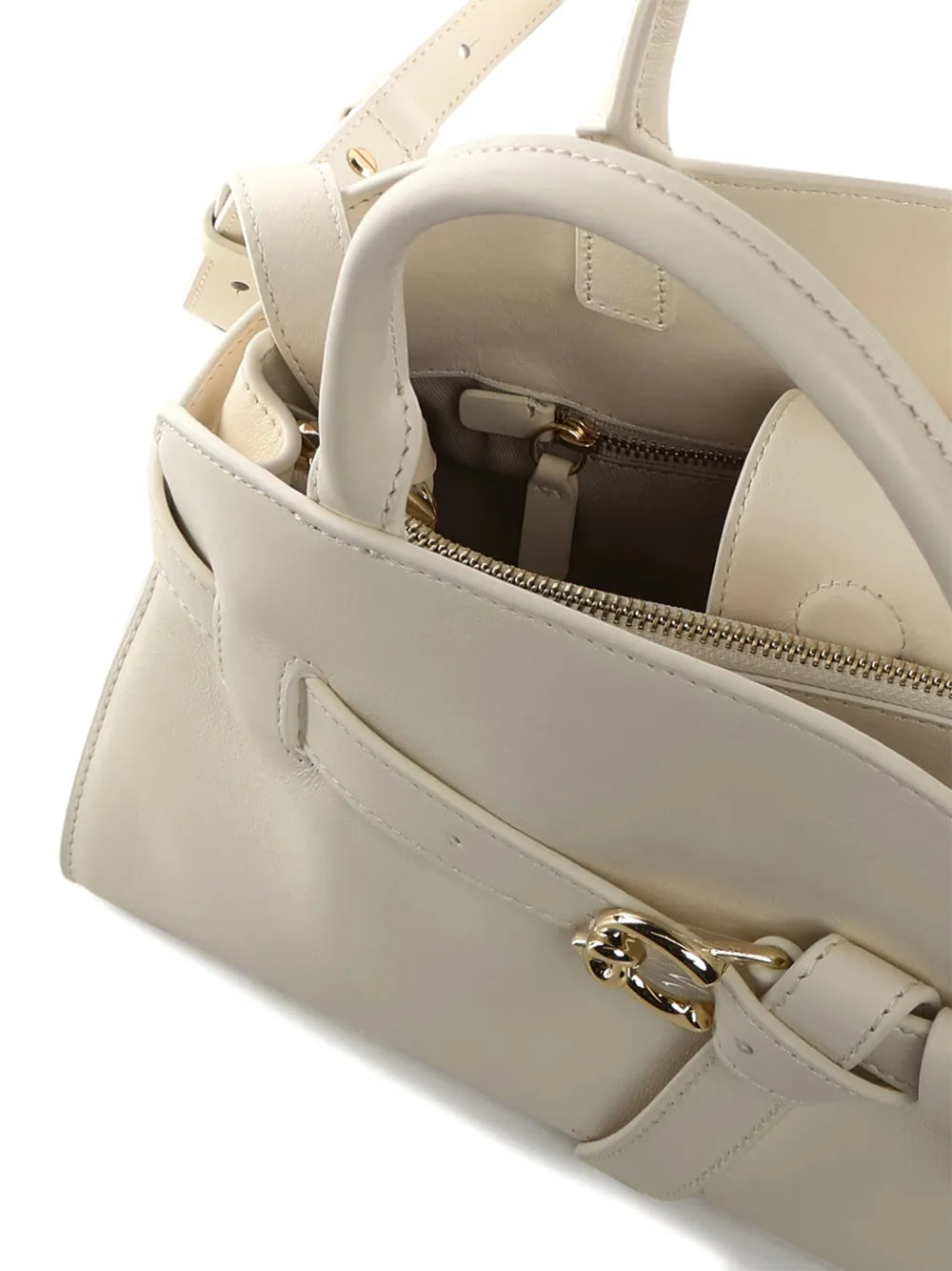 small Sabine buckle-detail leather tote bag