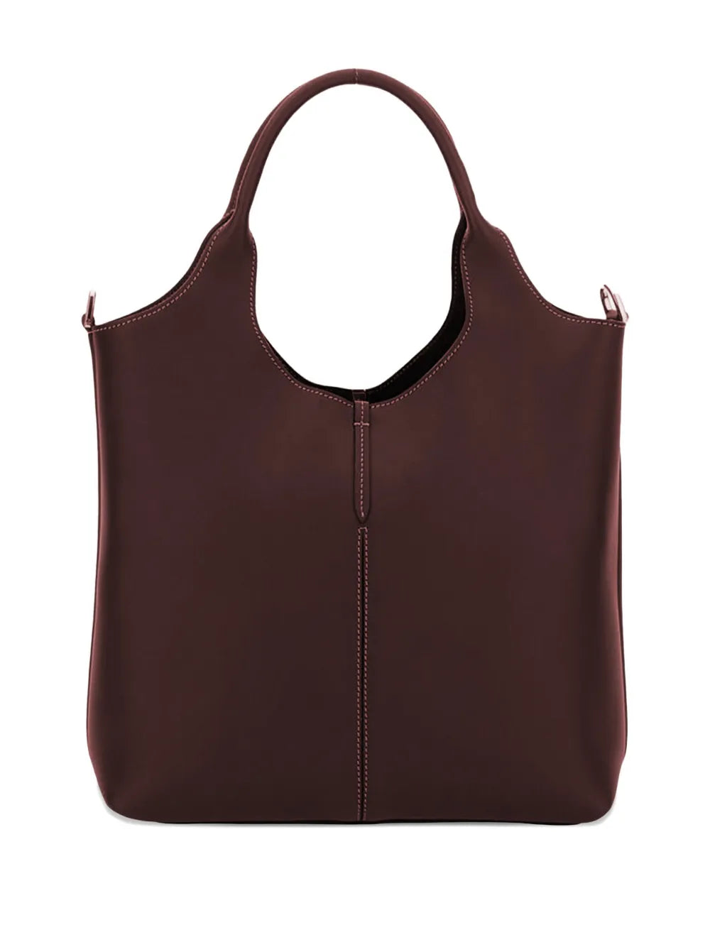 small leather tote bag