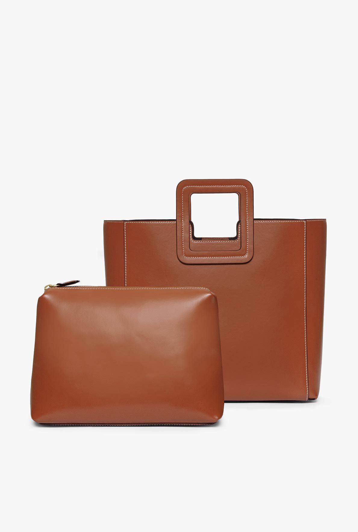 SHIRLEY LEATHER BAG SADDLE