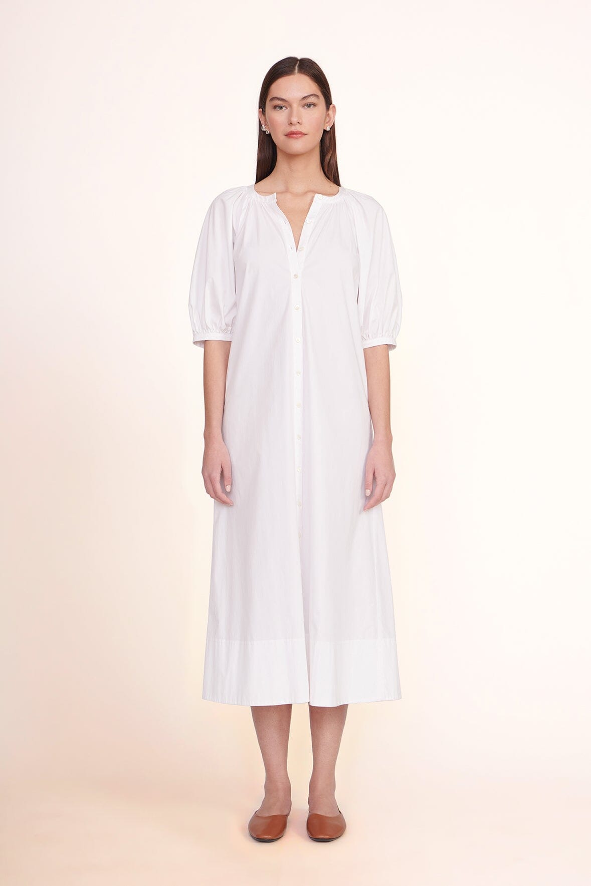VINCENT DRESS WHITE