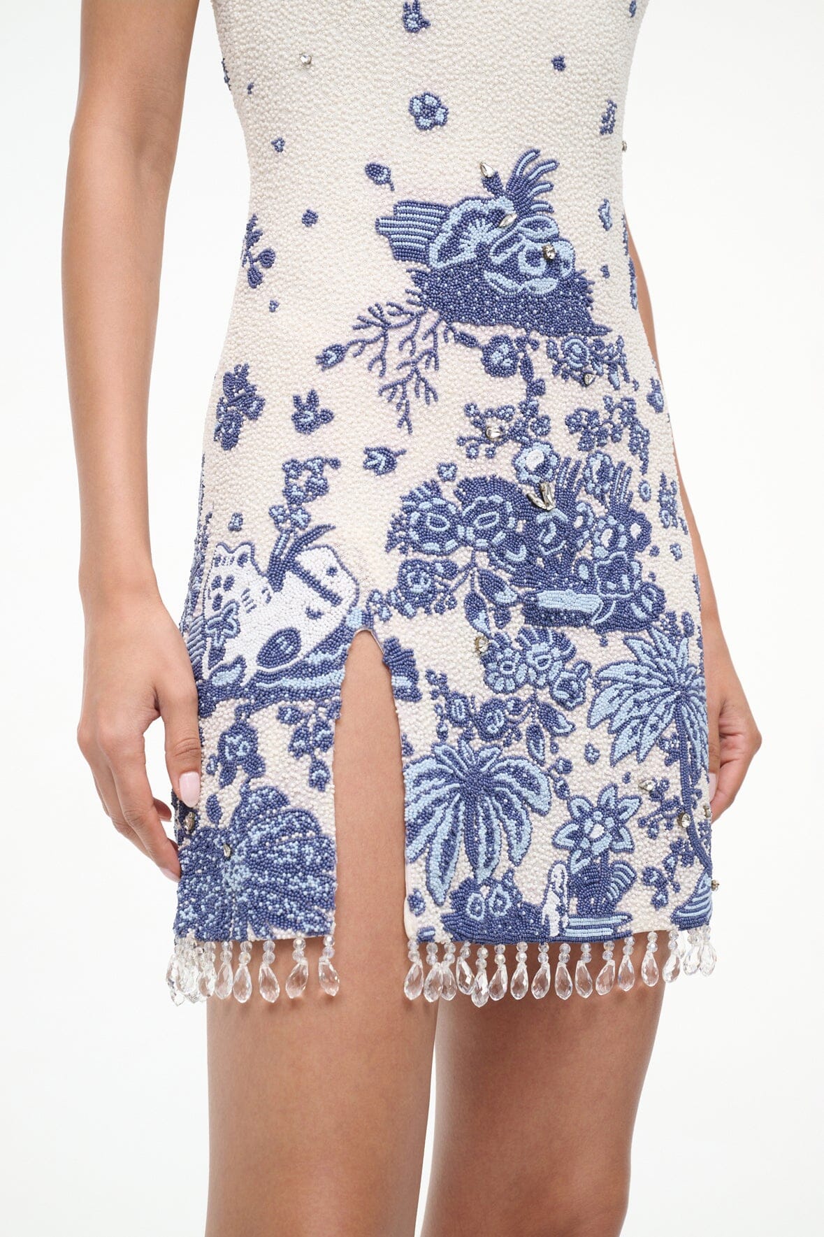 LE SABLE DRESS BLUE TOILE