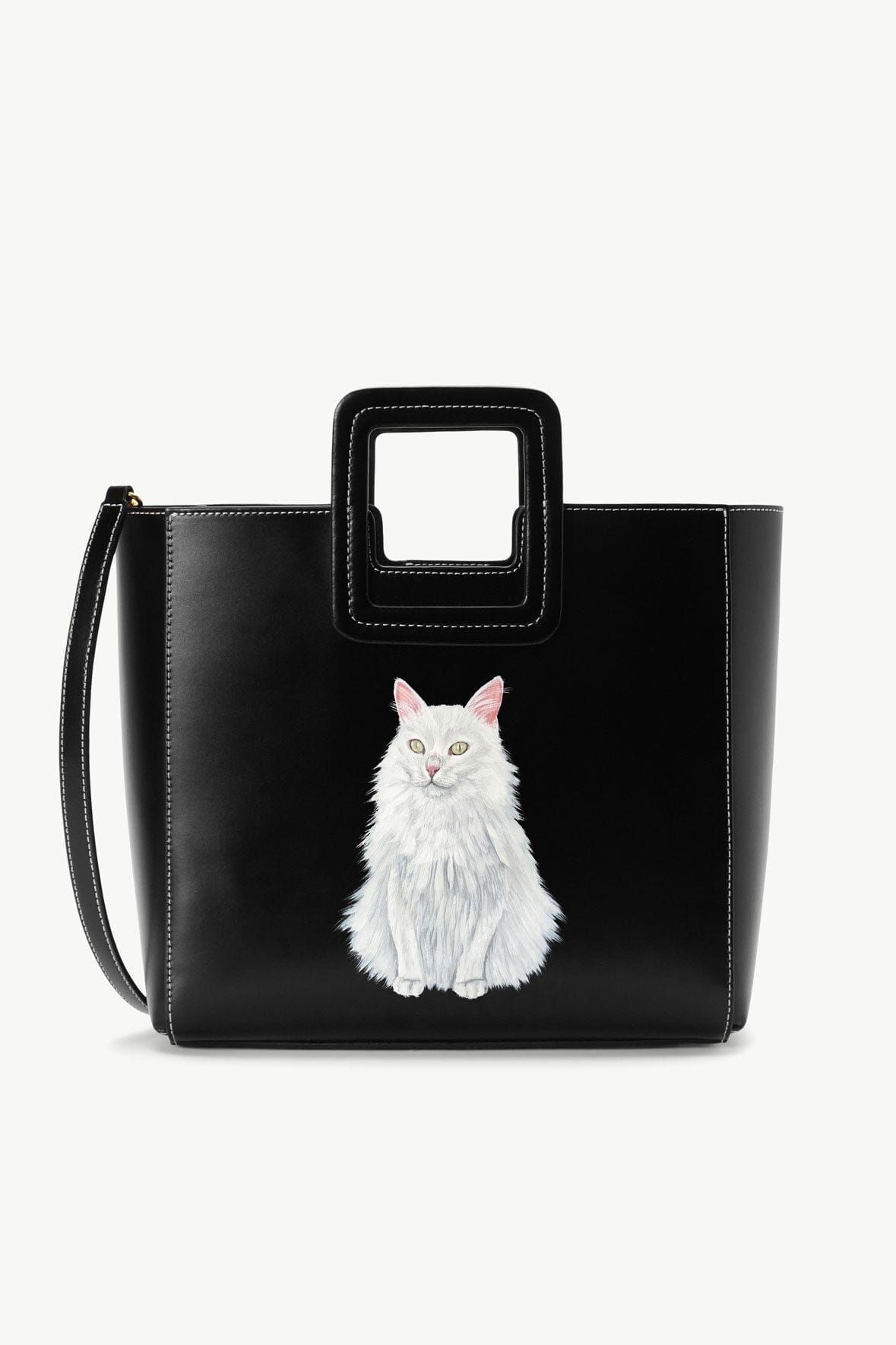 CUSTOM SHIRLEY LEATHER BAG BLACK