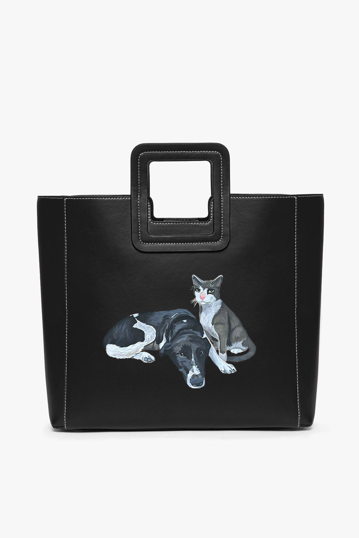CUSTOM SHIRLEY LEATHER BAG BLACK
