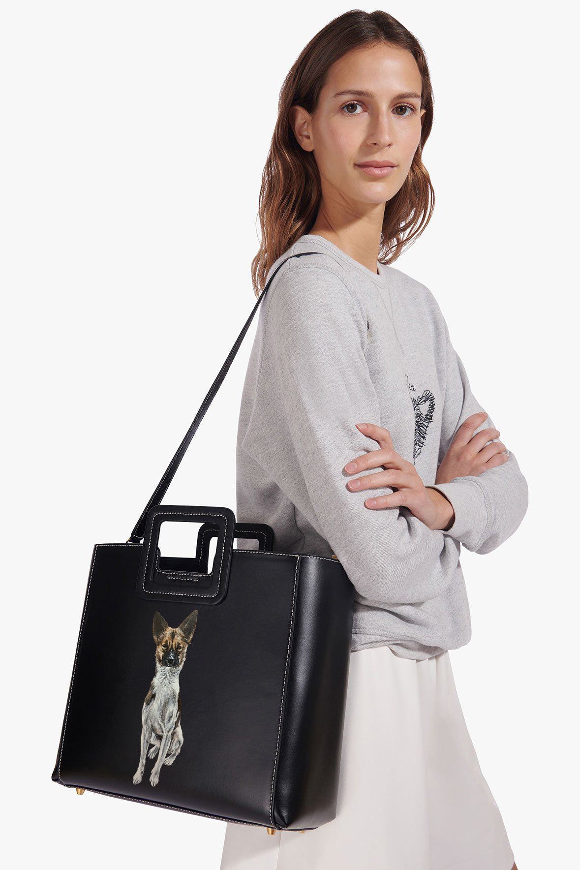 CUSTOM SHIRLEY LEATHER BAG BLACK