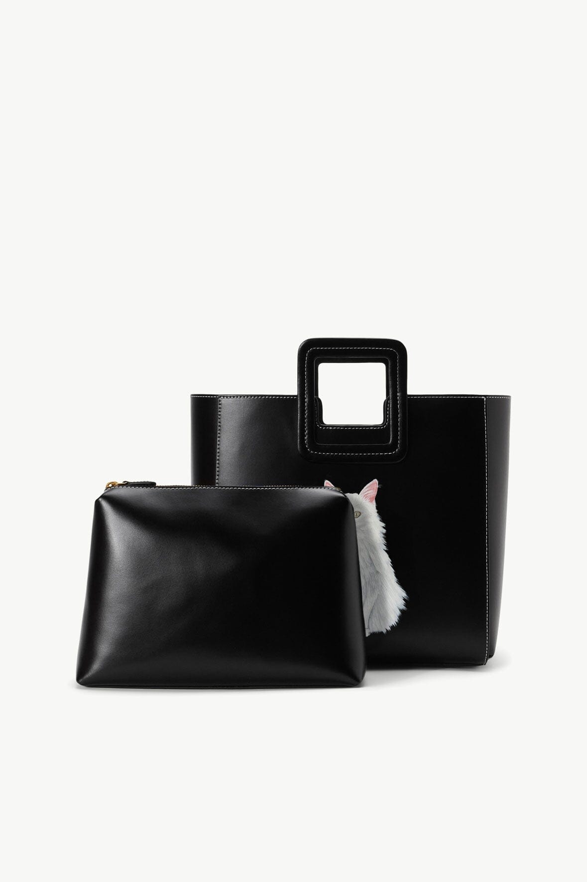 CUSTOM SHIRLEY LEATHER BAG BLACK