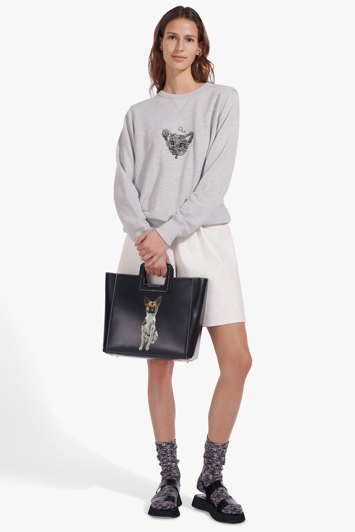 CUSTOM SHIRLEY LEATHER BAG BLACK