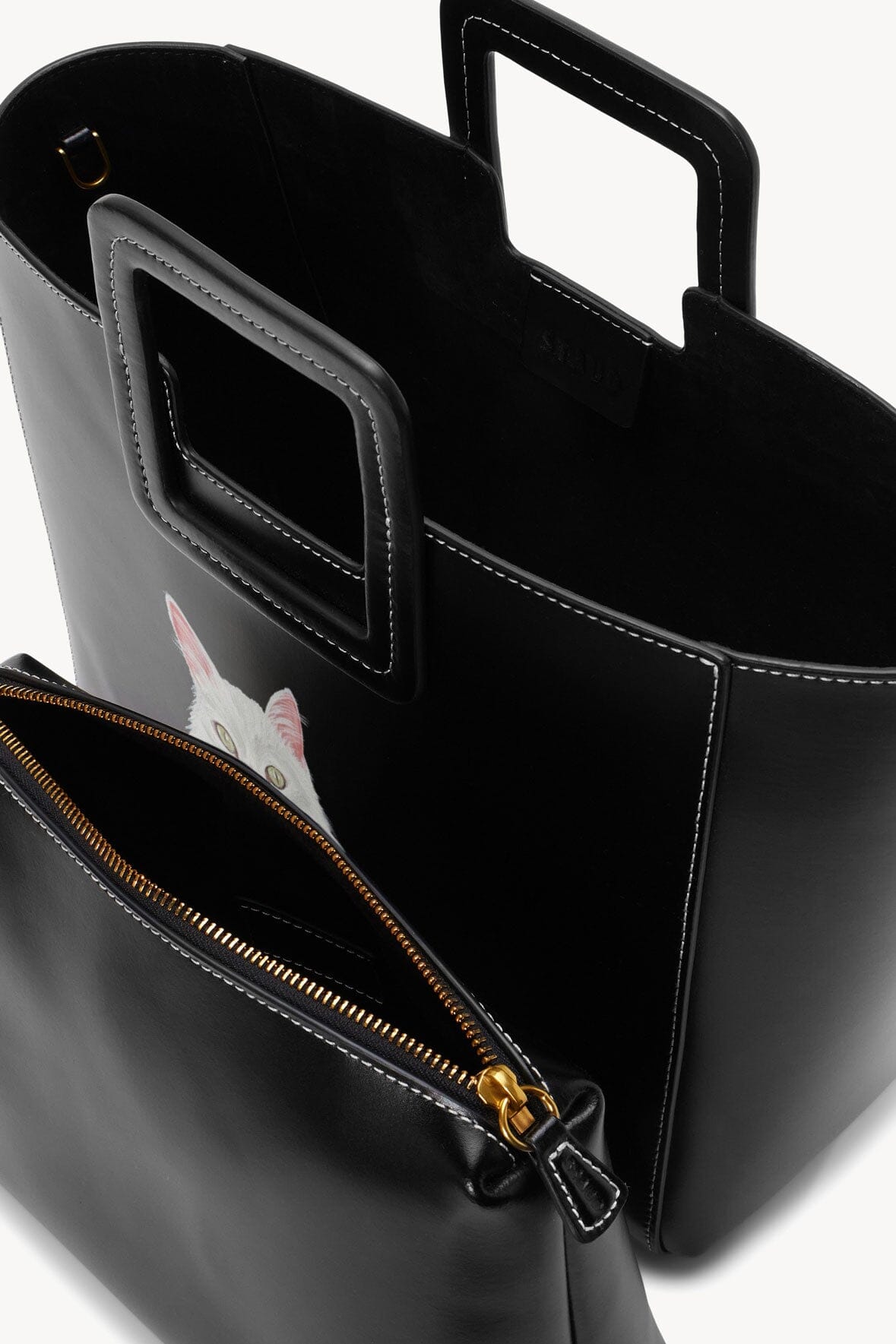 CUSTOM SHIRLEY LEATHER BAG BLACK