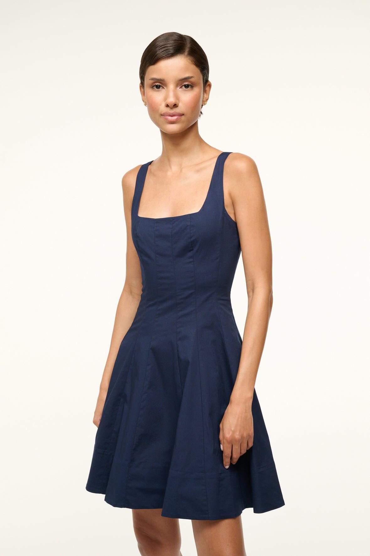 MINI WELLS DRESS NAVY