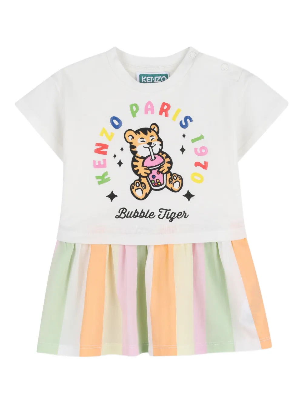 Bubble Tiger striped dress
