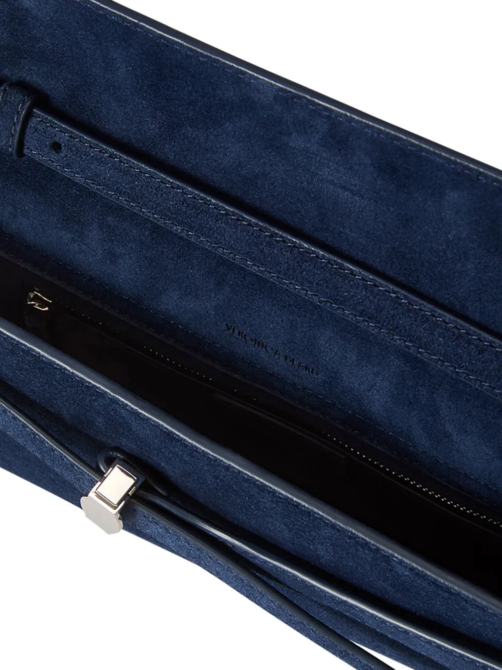 suede dash clutch