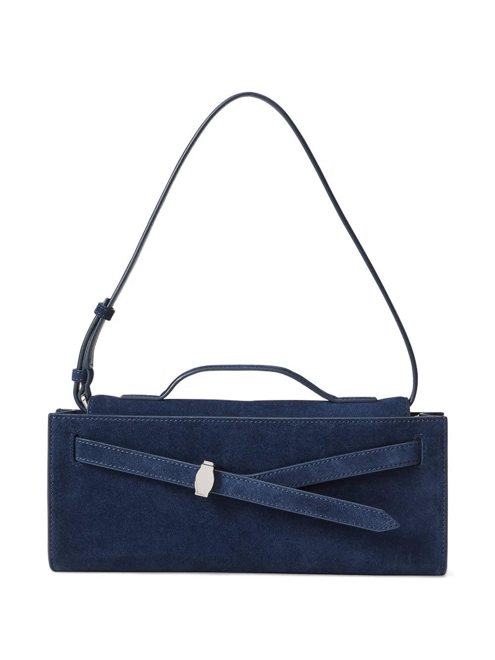 suede dash clutch