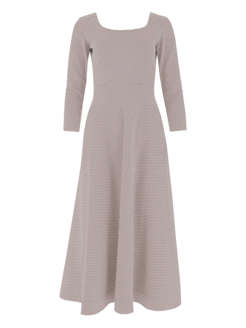  Jackie Oh houndstooth-pattern midi dress