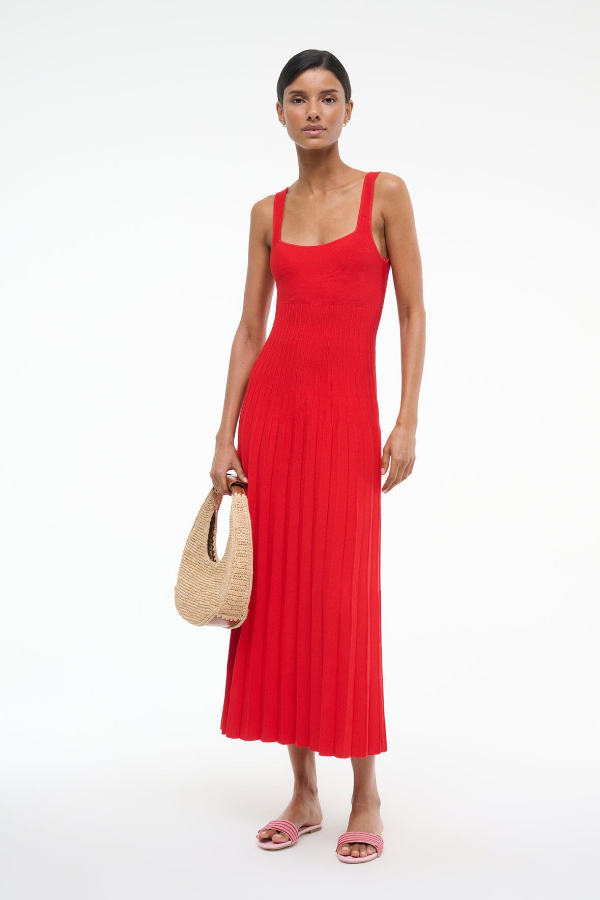 ELLISON DRESS RED ROSE