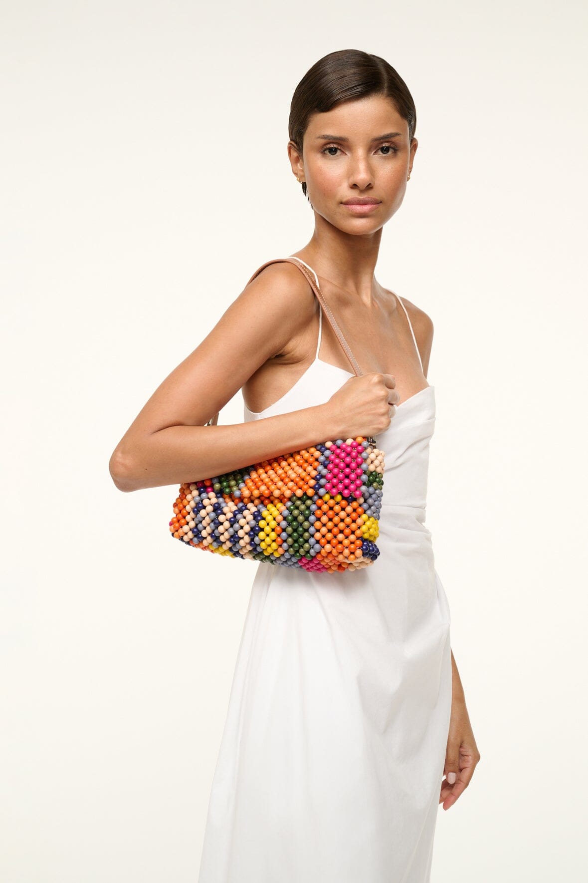 TIMMY SHOULDER BAG MULTI BAYADERE STRIPE
