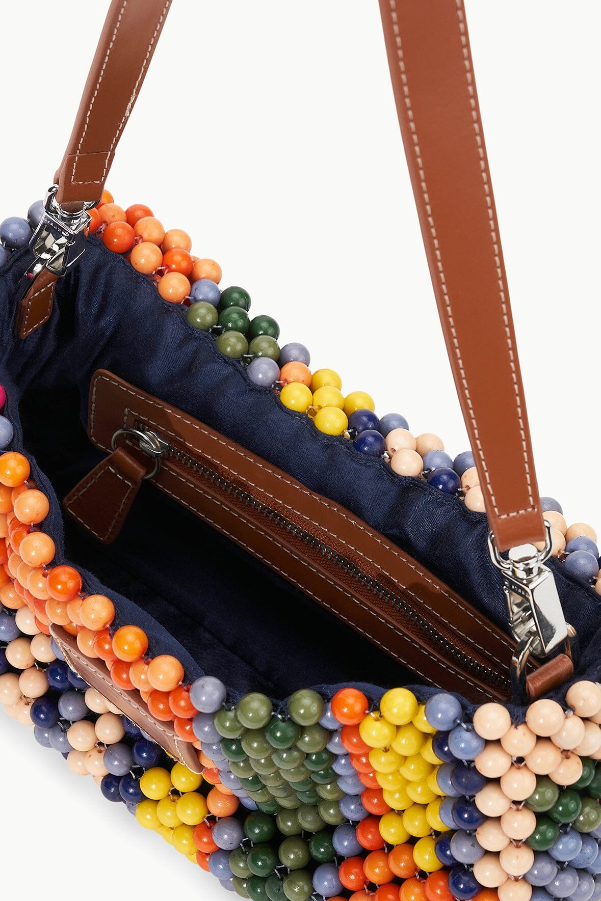 TIMMY SHOULDER BAG MULTI BAYADERE STRIPE