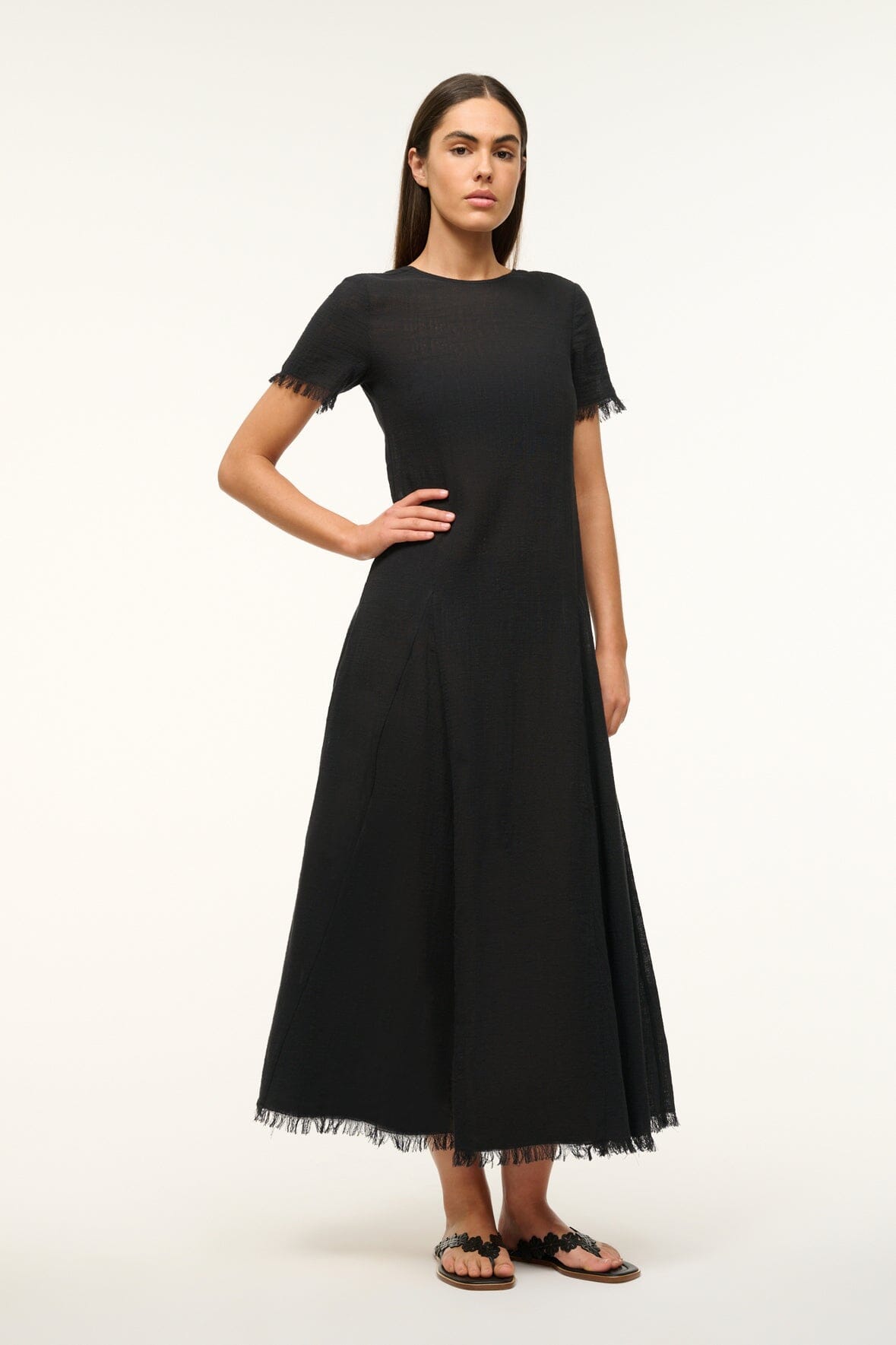 LE HAVRE COVERUP DRESS BLACK