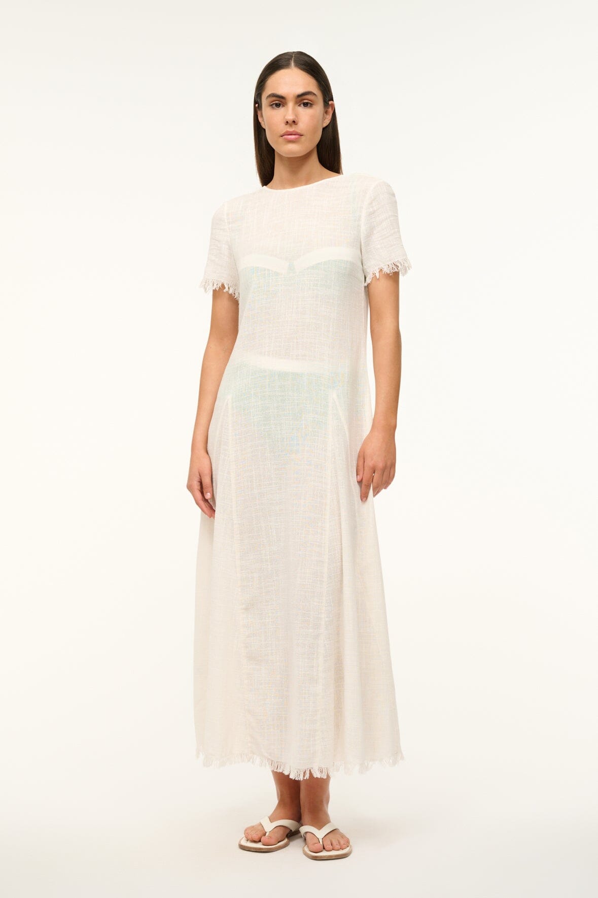 LE HAVRE COVERUP DRESS BUTTERCREAM