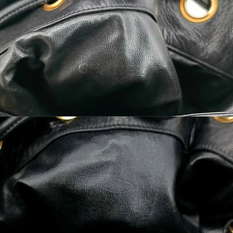 RA340 - CHANEL Black Lambskin Mini Vanity Case Bag