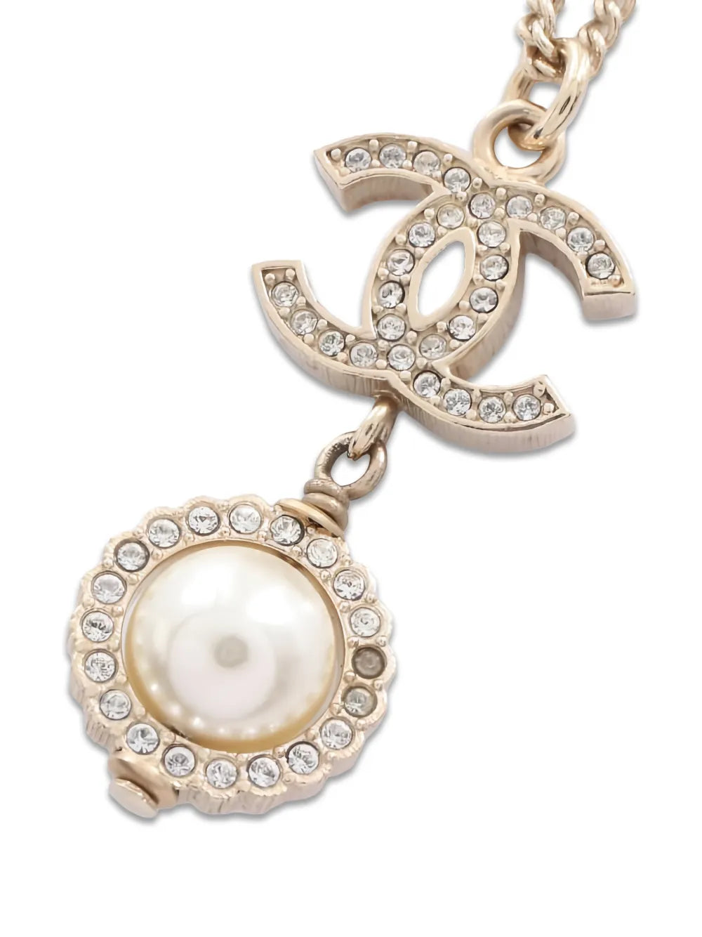 1986-1988 CC faux-pearl necklace