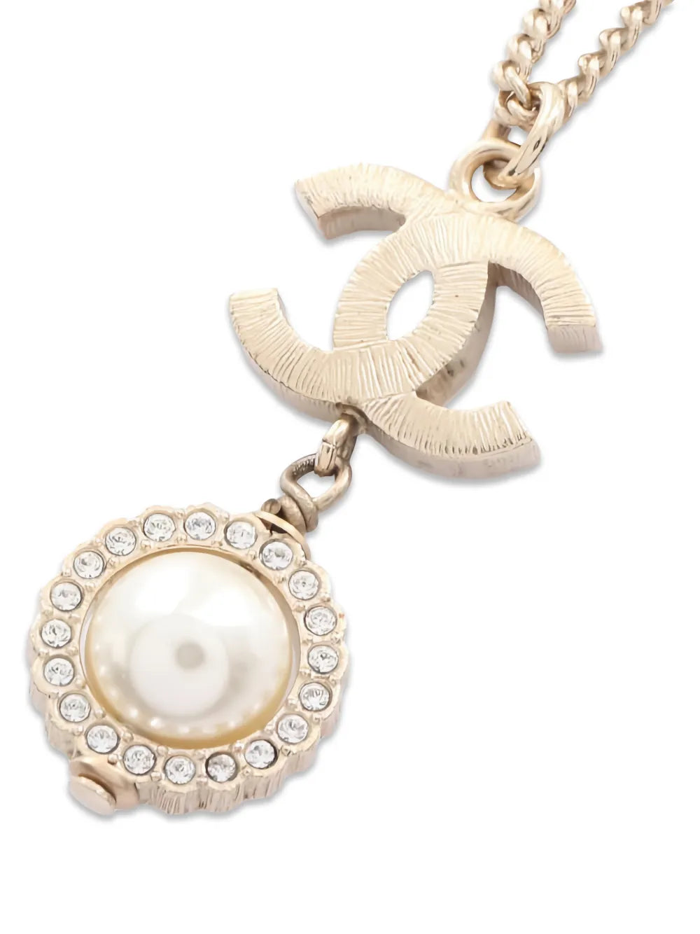 1986-1988 CC faux-pearl necklace