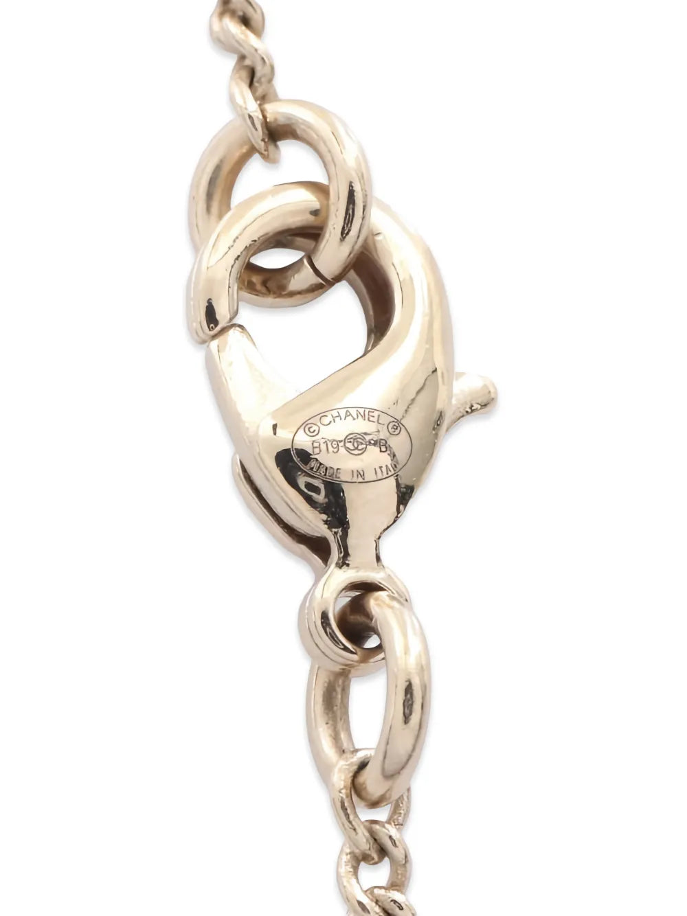 1986-1988 CC faux-pearl necklace