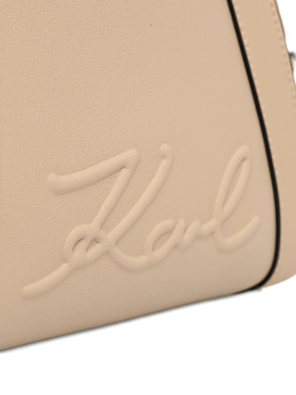 embossed-logo tote bag