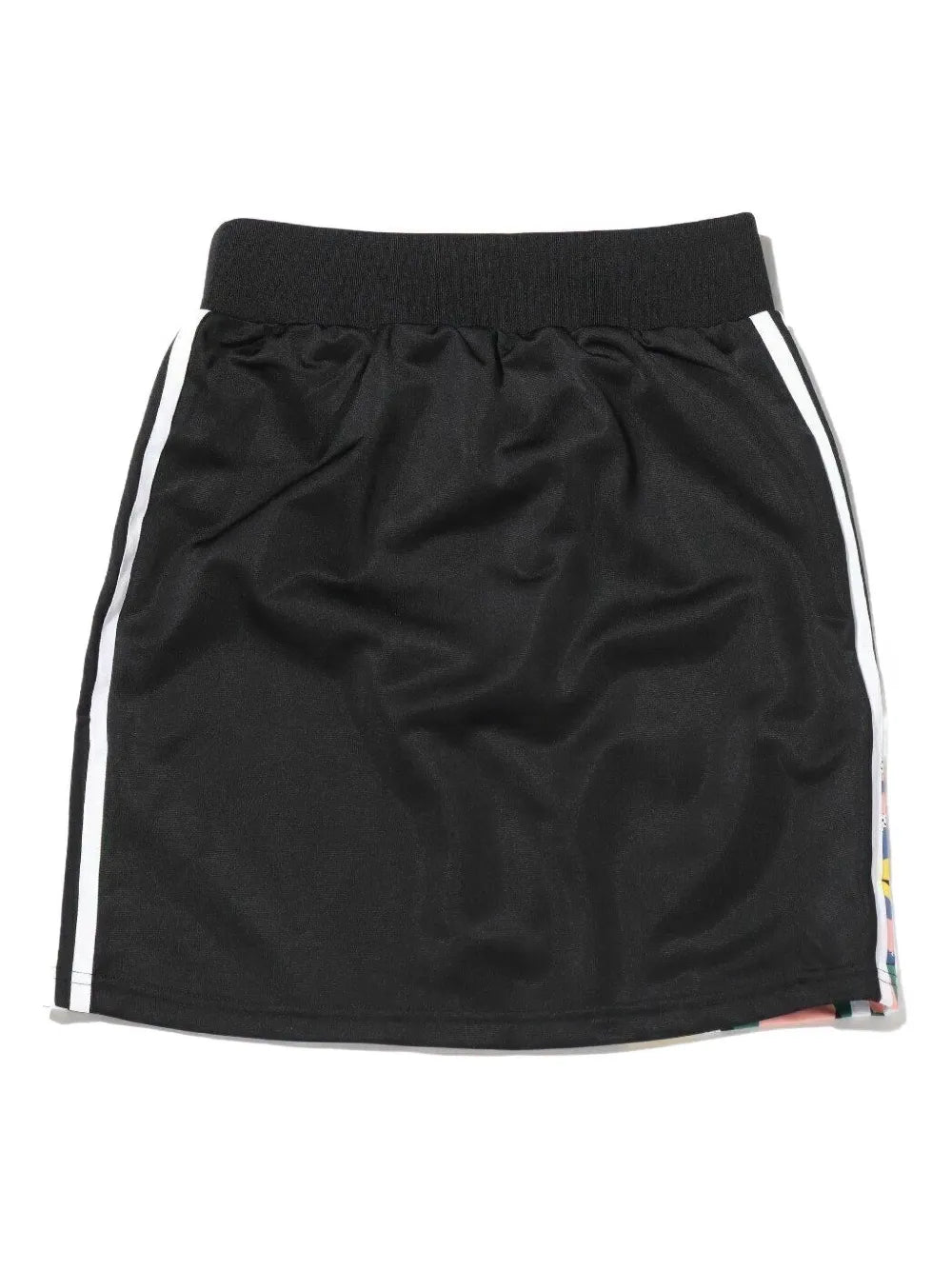 floral-print mini skirt